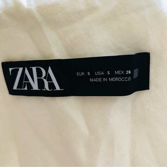 HP ✨ZARA | 100% Cotton Gold button coat/blazer 100% cotton - Picture 11 of 15